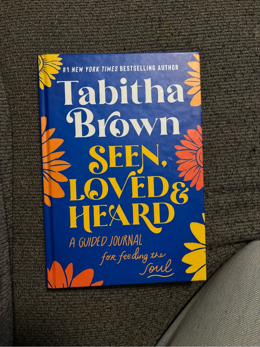 Tabitha Brown "Seen, Loved & Heard" Guided Journal - Blue & Yellow